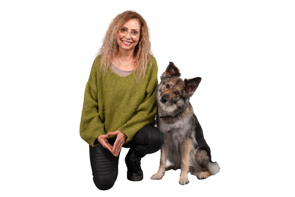 Heike Fix mit ihrer Hündin – Hundetrainerin und Verhaltenstherapeutin in Münster